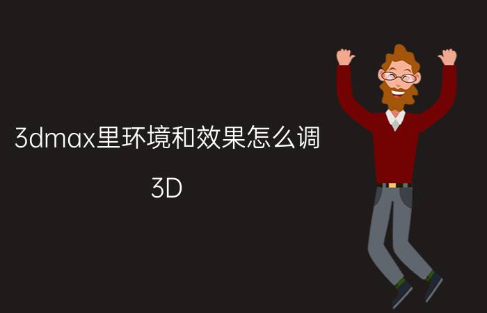 3dmax里环境和效果怎么调 3D max灯光反光太亮怎么办？